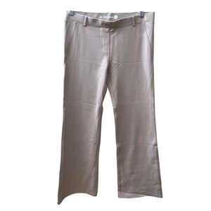 Betabrand Petite L Khaki Stretch Bootcut Dress Pants Women Casual Office